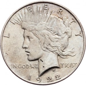 USA, Peace Dollar 1922