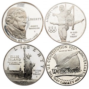 USA, 1 Dollar 1986, 1987, 1993, 1995
