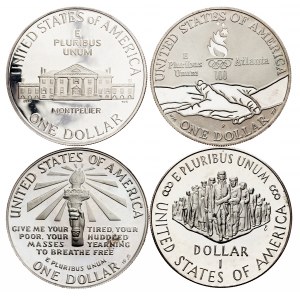 USA, 1 Dollar 1986, 1987, 1993, 1995