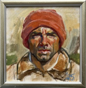 Sławomir J. Siciński, Autoportret w czerwonej czapce