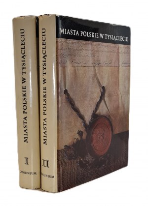 [Collective work]MIASTA POLSKIE W TYSIĄCLECIU Volume 1-2 Historical-geographical encyclopedia published to celebrate the 1000th anniversary of the Polish state, showing the history of individual cities and provinces located in Poland