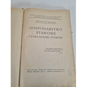 MIZERSKI Mieczyslaw - Pond Farming and Pond Establishment Illustrations