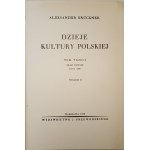 BRUCKNER Aleksander - DZIEJE KULTURY POLSKIEJ tom I-IV Complet
