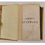ZAWADZKA Wincentyna - GOSPODYNI LITEWSKA Wyd. 1888