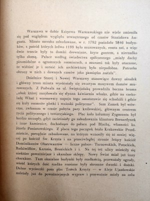 PAWŁOWSKI Bronisław - WARSAW IN 1809 Wyd.1948