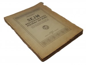 Tadeusz RZEPECKI - SEJM OF THE REPUBLIC OF POLAND 1919