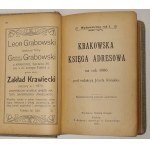 Knapik Józef red.- Krakowska księga adresowa na rok 1906. Kraków. Wydawnictwa rok 1