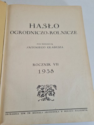 GARDENING AND AGRICULTURAL HASSLE Yearbook 1938 Illustrations