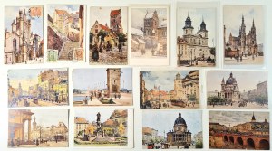 A COLLECTION OF 74 VIEWS OF WARSAW from the first half of the 20th century [postcards].