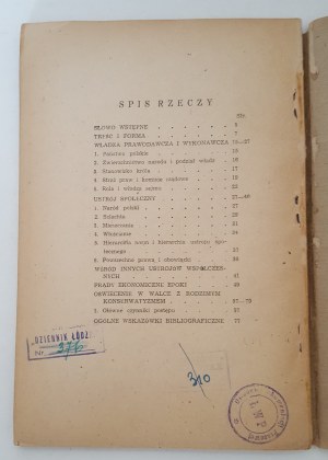 LEŚNODORSKI Bogusław - KONSTYTUCJA 3 MAJA JAKO DOKUMENT OświatECENIA Wyd.1946