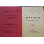 Doliwa J . - Len i konopie Uprawa nawożenie, siew i sprzęt Warszawa 1916