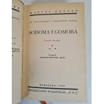 PROUST Marcel - SODOMA AND GOMORA Part two in 3 volumes In search of lost time Wyd. RÓJ wyd.1939