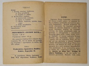 William Joseph- Yearbook XXXVII. Catholic Voices No. 443 Priest in Society and Family, Krakow 1937