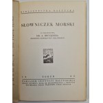 SŁOWNICZEK MORSKI z przedmową Dr. A. Brucknera, wyd.1945