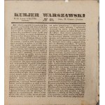 WARSAW CURRENT No.49 D.20 February Year 1840 Thursday