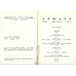 THEMES Year VIII Autumn-Winter 1969 No.31-32 MILLOW HERTZ TYRMAND