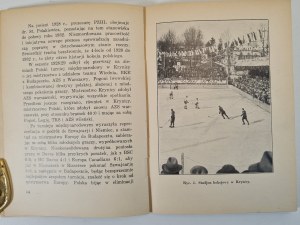 KRYGIER WŁODZIMIERZ - HOKEJ NA LODZIE, BIBLIOTECZKA SPORTSOWA nr. 36, wyd.1935