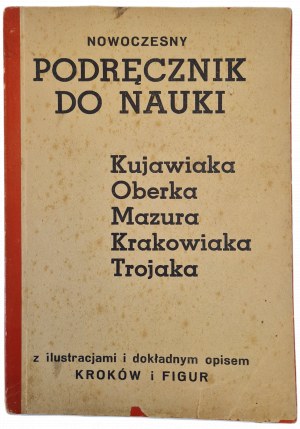 WAXMAN Józef - TAÑCE NARODOWE - Modern textbook for learning Kujawiak, Oberek, Mazur, Krakowiak, Trojak, wyd.1937