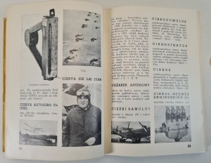 MAŁA ENCYKLOPEDIA LOTNICZA ilustrovaný letecký slovník, vydání 1938