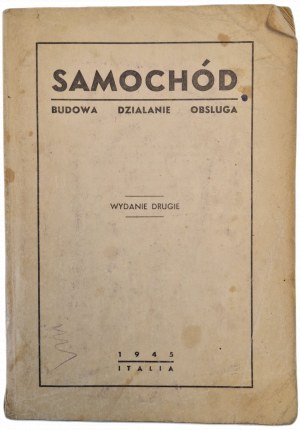 MOTOROVÁ VOZIDLA Konstrukce - provoz - údržba, 1945. vydání.