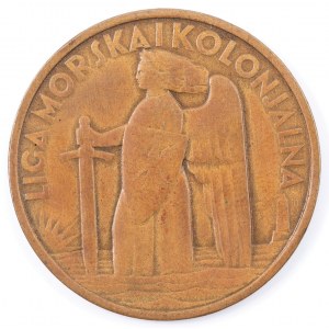 MEDAL, XV ROCZNICA ODZYSKANIA DOSTĘPU DO MORZA, Polska, Warszawa, Mennica Państwowa, 1935