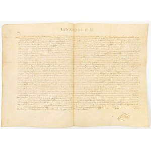 LIST PAPIEŻA INNOCENTEGO XI DO KAWALERÓW MALTAŃSKICH, Rzym, 26.08.1674