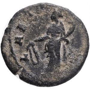 Claudius II Gothicus 268-270 AD, Æ Antoninianus. Siscia, Obv.: [I]MP CLAVDIVS AVG, radiate and cuirassed bust to right. Rev.: [LAETITIA] AVG, Laetitia standing to left, holding wreath and cornucopiae.Ref.: RIC V.1 181. AE 2,1g.