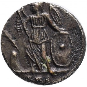 CONSTANTINE I. 307-337 AD. AE3 Treveri (Trier), 332-333 AD. Obv. CONSTANTINOPOLIS, laureate and helmeted bust of Constantinopolis left. Rev. Victory standing left on prow, holding spear and resting on shield; to left, wreath. Ex. TR.S. Bronze Weight 2,90g