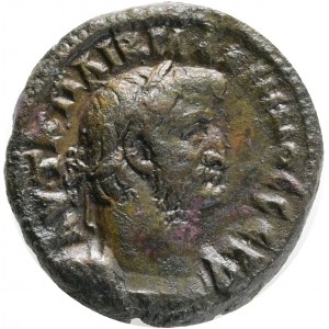 Roman Provincial Coins, Egypt,Alexandria, Gallienus (AD 253-268). Billon Tetradrachm. ΑΥΤ Κ Π ΛΙΚ ΓΑΛΛΙΗΝΟC CЄΒ, laureate, cuirassed bust of Gallienus right, seen from front / Eagle standing left, head right, wreath in beak; L IΔ (date) in left field, upr