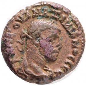 Roman Provincial Coins, Egypt,Alexandria, Maximianus Herculius 286-305, Billon Tetradrachm. Laureate, draped, and cuirassed bust right, seen from behind / Alexandria standing facing, head left, holding bust of Serapis and scepter; L Δ (date) across fields