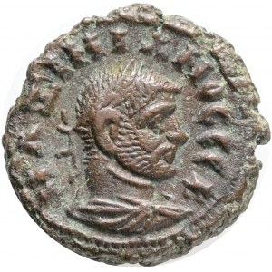 Roman Provincial Coins, Egypt,Alexandria, Maximianus Herculius, Billon Tetradrachm, AD 286-305. ΜΑΞΙΜΙΑΝΟϹϹϹЄΒ, laureate, draped and cuirassed bust right, seen from behind / Nike advancing right, holding wreath and palm; star to right; L-Ϛ (date) across