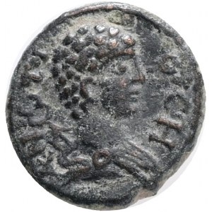 PISIDIA. Antiochia. Pseudo-autonomous (3rd century). Ae.Obv : ANTIOCH.Bareheaded and draped bust of Hermes right, with caduceus over shoulder.Rev : COLONIA.Rooster standing to right.Ref.: SNG France 1067 var. AE. 1,5g.