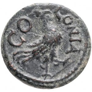 PISIDIA. Antiochia. Pseudo-autonomous (3rd century). Ae.Obv : ANTIOCH.Bareheaded and draped bust of Hermes right, with caduceus over shoulder.Rev : COLONIA.Rooster standing to right.Ref.: SNG France 1067 var. AE. 1,5g.