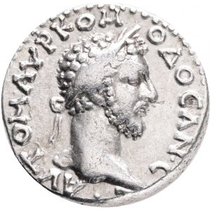 CAPPADOCIA, Caesarea-Eusebia. Commodus. AD 177-192. AR Trihemidrachm. Obv. AVT M AVΡ KOMO ANTWNINO C, laureate head right.Rev: YΠATOC Γ ΠAT ΠATPI, Mount Argaeus surmounted by star.Ref.: Metcalf 148. Sydenham 366. AR. 4,42g.