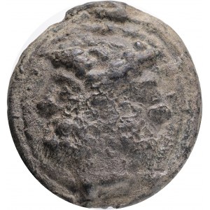 Anonymous, As, c. 217-215 BC; Æ, Mint: Rome. Laureate and bearded head of Janus; Rv. Prow of galley to l.; I (mark of value) above. Crawford 38/1; Vecchi 93. Weight 112g, 47,7mm