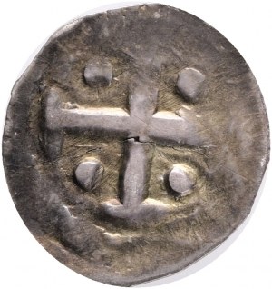 Austria Eberhard I. von Hippoltstein und Biburg 1147-1164, Erzbistum Salzburg. Friesacher Pfennig, o.J. Salzburg, Pr.8var., Lu.4, CNA Ca.5, Ag. 0.97g irregular