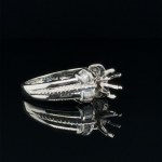 PLATINUM RING 7.20 GR WITH DIAMONDS - RNG30606