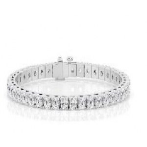 TENNIS BRACELET IN 15.5 GR GOLD WITH LAB GROWN CL30 DIAMONDS