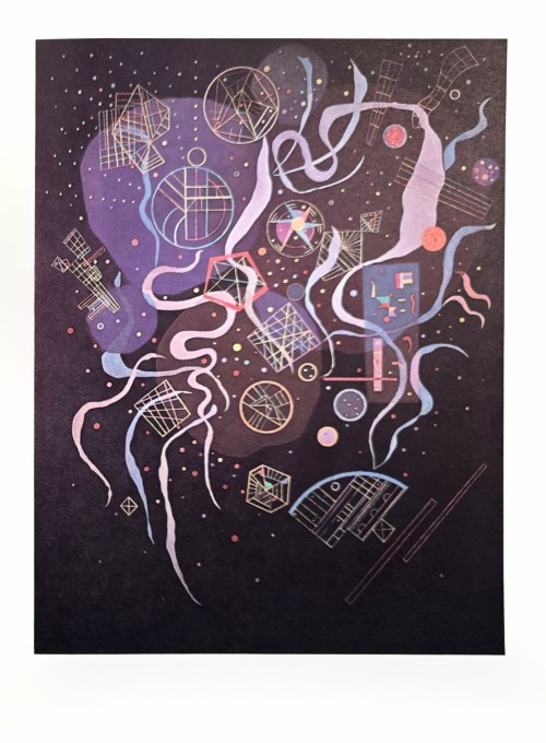 Wassily Kandinsky, Mouvement 1, 1935. z albumu Derrière Le Miroir nr 179, 1969