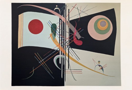 Wassily Kandinsky, Kompozycja,1937. z albumu Derrière Le Miroir nr 179, 1969