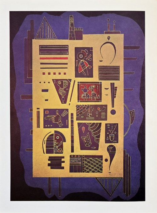 Wassily Kandinsky, A Conglomerate,1943. z albumu Derrière Le Miroir nr 179, 1969