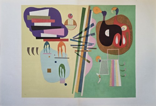 Wassily Kandinsky, Kompozycja ,1939. z albumu Derrière Le Miroir nr 179, 1969