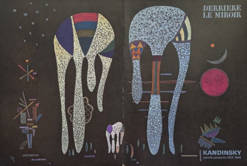 Wassily Kandinsky, Kompozycja,1943. Okładka albumu Derrière Le Miroir nr 179, 1969