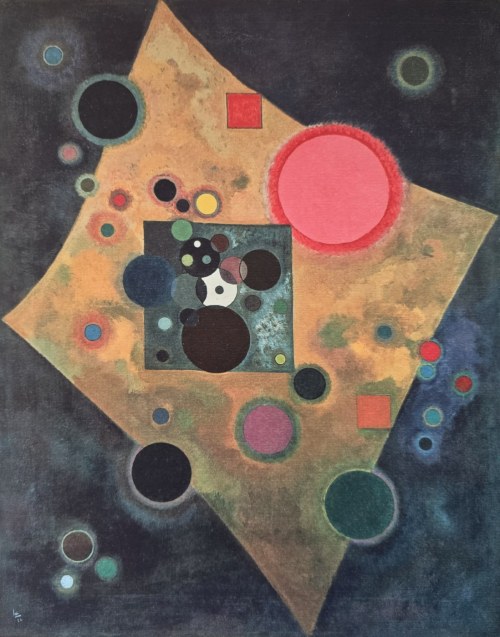 Wassily Kandinsky, Akcent w kolorze różowym (Accento in rosa) 1926, 1992