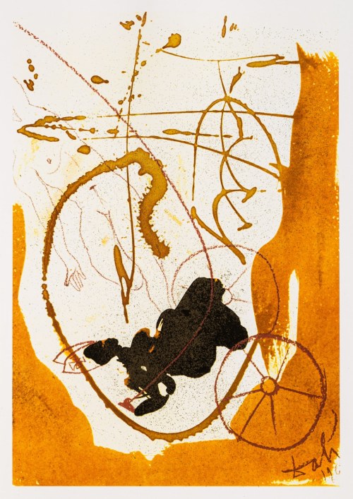 Salvador Dali, Salvador Dali, 2 Kings 2; 11-12 z teki "40 Paintings of the Bible", 1985