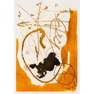 Salvador Dali, Salvador Dali, 2 Re 2; 11-12 dal portfolio &quot;40 Paintings of the Bible&quot;, 1985