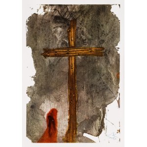 Salvador Dali, Salvador Dali, Mark 15; 39 from the portfolio "40 Paintings of the Bible," 1985