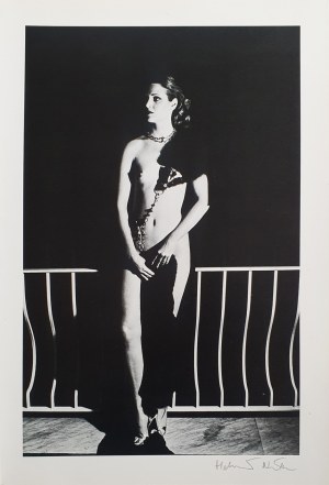 Helmut Newton, Capri at Night, 1977 from the portfolio ''Special Collection 24 photos lithographs'', 1979.