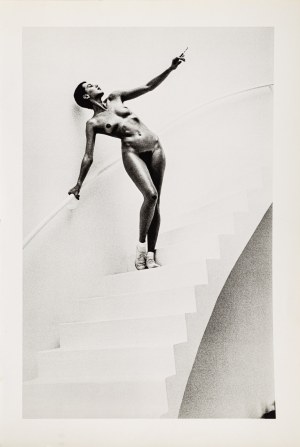 Helmut Newton, In my studio, Paris 1978 from the portfolio ''Special Collection 24 photos lithographs'', 1979.