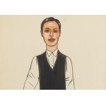 Jerzy Nowosielski (1923 Krakov - 2011 Krakov), návrh loutek pro hru Gennadije Matvejeva Dobrodružství medvěda Laziga, 1950
